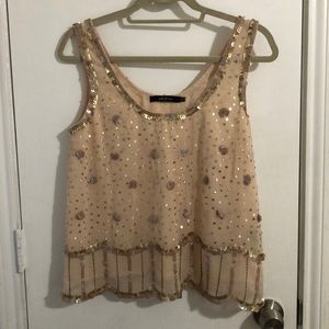 Ark & Co. Sequin Tank Top